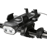 Bicycle Light Four-in-One Headlight Mountain Bike Horn Light One-Click Lock Mobile Phone Stand Lighting Cycling Fixture Cross-Border