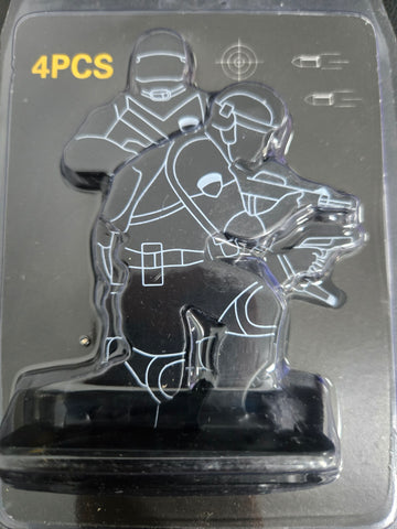 4pcs/set Metal Shooting Targets