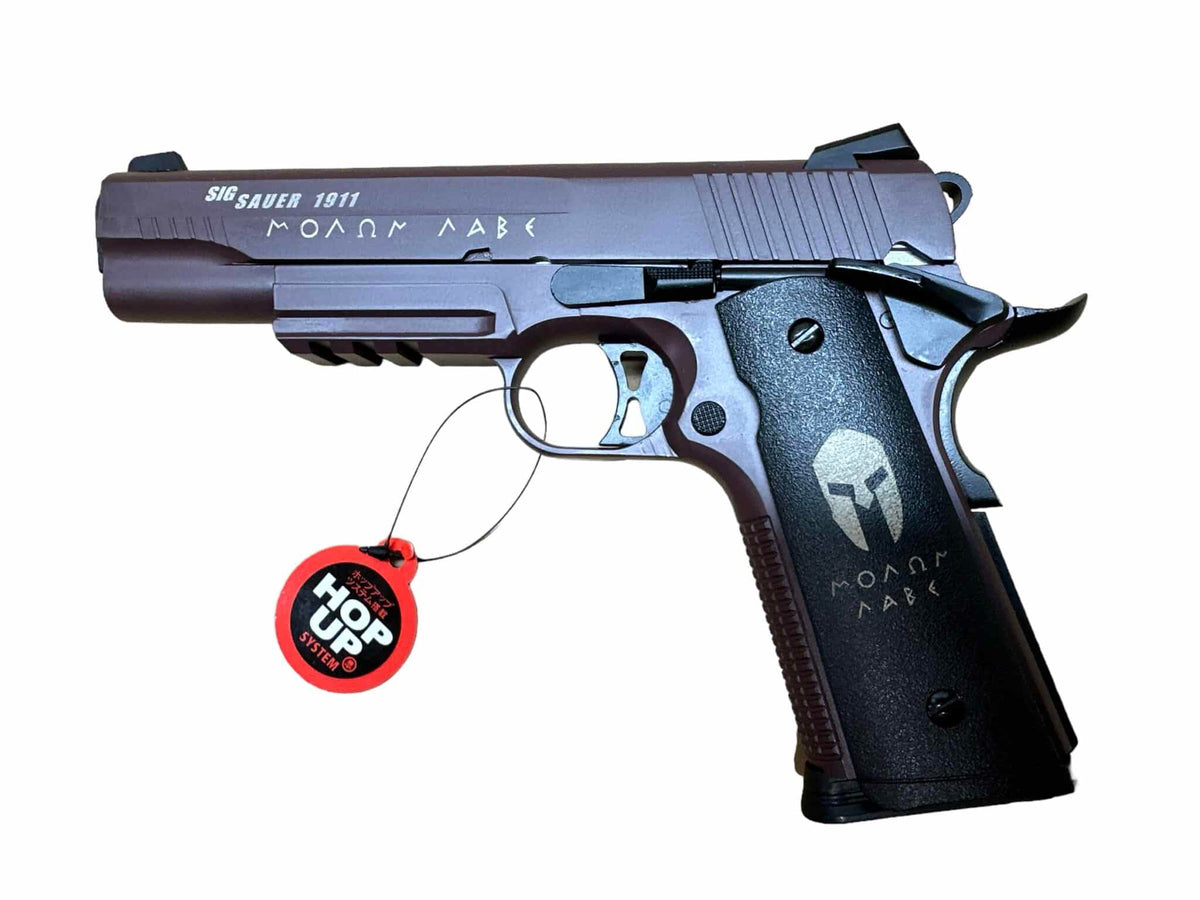 DOUBLE BELL - 785 SIG SAUER 1911 SPARTAN .45 Gel blasterGreen Gas Blowback