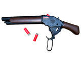 Golden Eagle - 1887 Stubby Lever Action Shotgun (Real Wood) Green Gas Gel Blaster