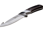 Elk Ridge Black/White Pakkawood Gut Hook Skinner Knife