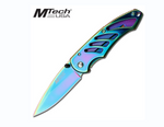 MTech Rainbow Titanium Pocket Knife