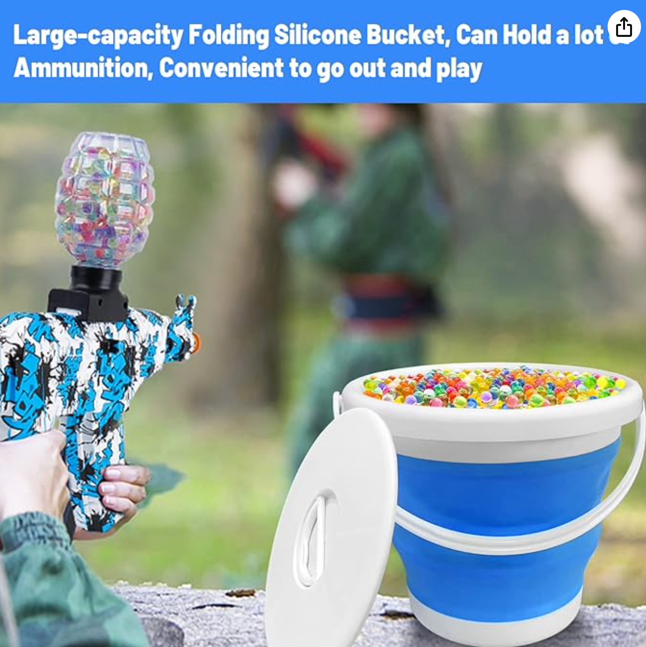 Collapsible Gel Ball Bucket-5lt