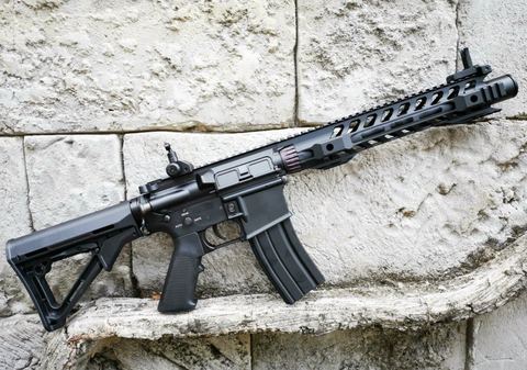DOUBLE BELL M4 12‚Ä≥ Handguard metal gel blaster AEG (Colour: Black)