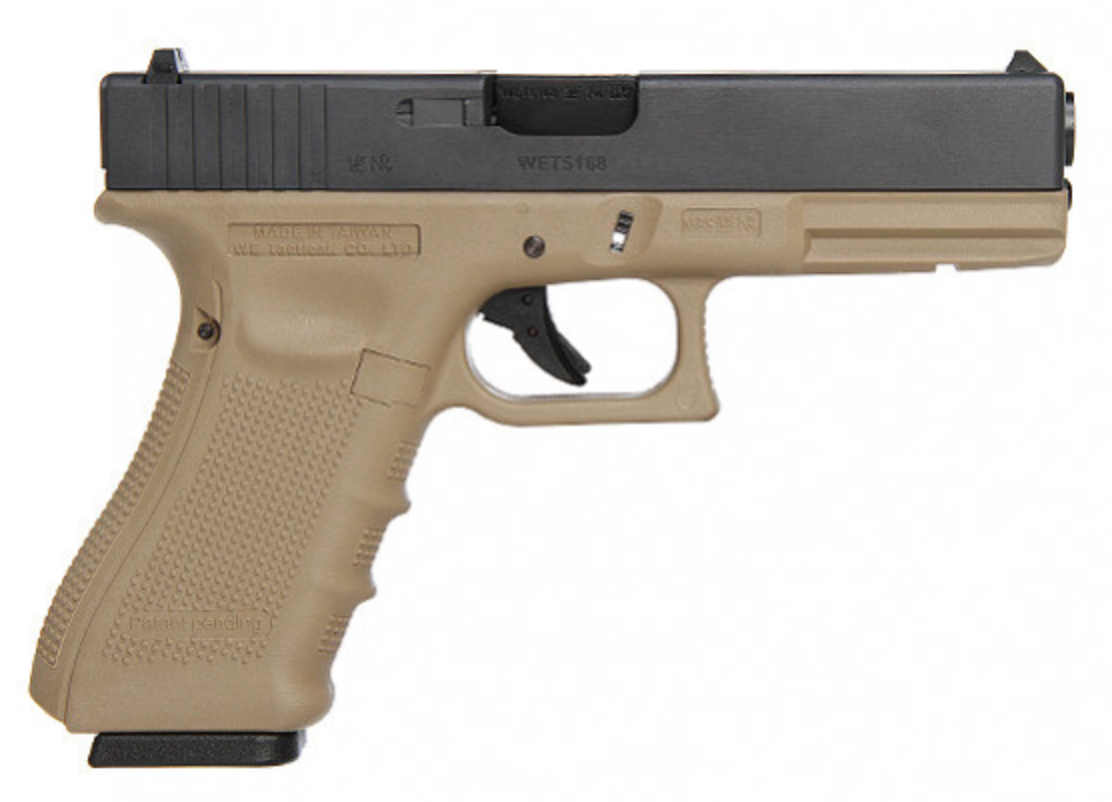 E&C Glock G17 Gen5 with Aluminium Slide GBB Gel Blaster 2tone