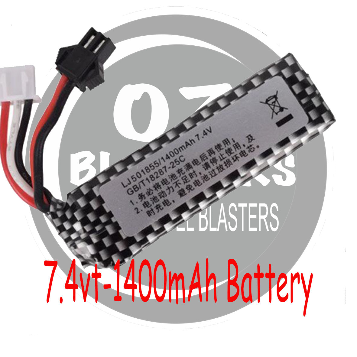 7.4vt 400mah Battery - Square
