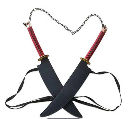 Demon Slayer Swords - Kimetsu No Yaiba Tengen Uzui Breathing Twin Set