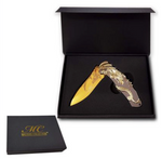 Master Collection Golden Dragon Pocket Knife