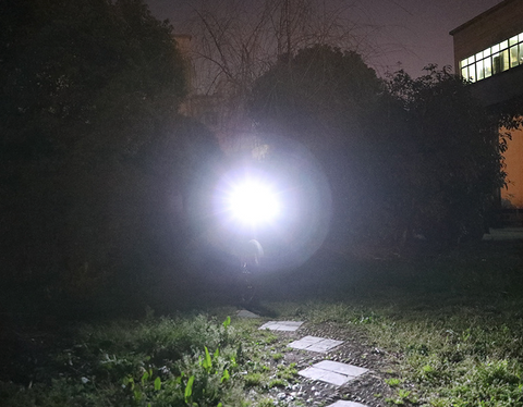 Bicycle Light Four-in-One Headlight Mountain Bike Horn Light One-Click Lock Mobile Phone Stand Lighting Cycling Fixture Cross-Border