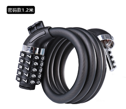 Bike Lock-5 digit combination code-1.2m