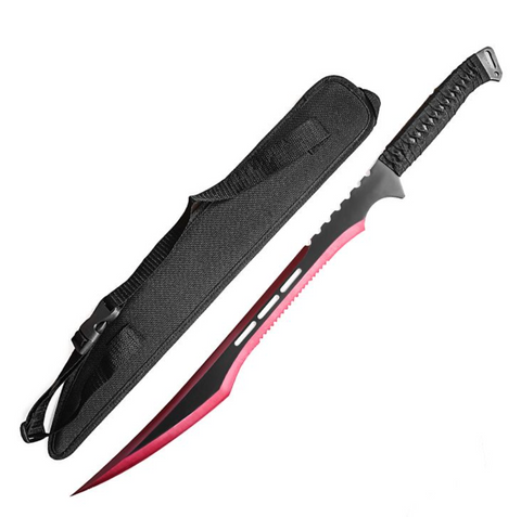 Deathstroke Red Blade Tactical Sword w/ Shoulder Harness