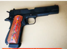 Real Wood Multi-Color Wood Texture Pistol Grip Set For GE 1911 V10 Gas Blowback Pistols With A Set Screw