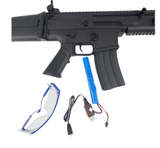 CYMA Nylon FN SCAR L AEG Gel Blaster-BLACK