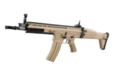 CYMA Nylon FN SCAR L AEG Gel Blaster-TAN