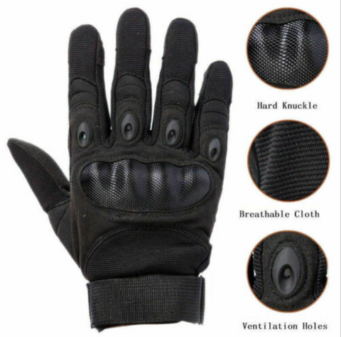 Tactical Hard Knuckle Full Finger Gloves