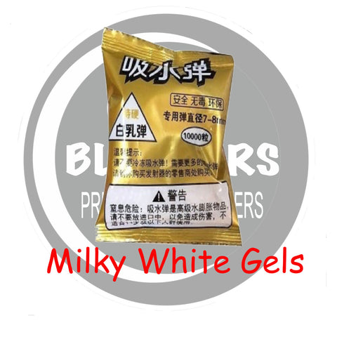 Milky 7-8mm Clear Gel Blaster Pack