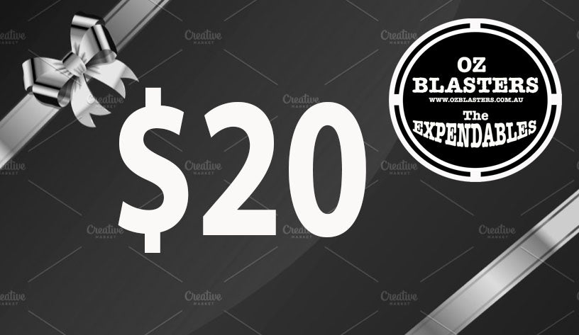 OZBLASTER GIFT CARDS