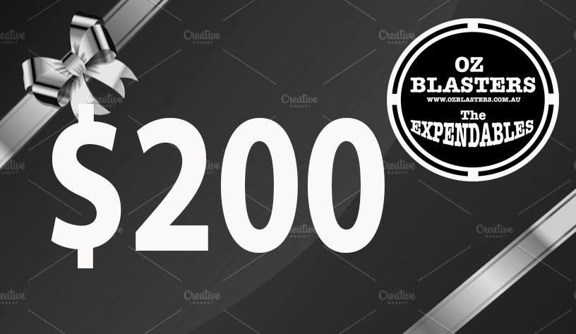 OZBLASTER GIFT CARDS