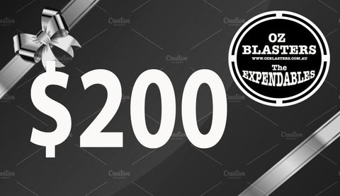 OZBLASTER GIFT CARDS